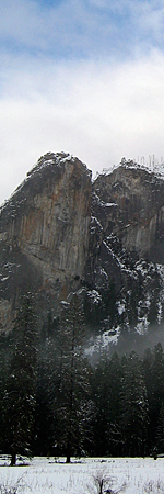 Yosemite Valley in winter